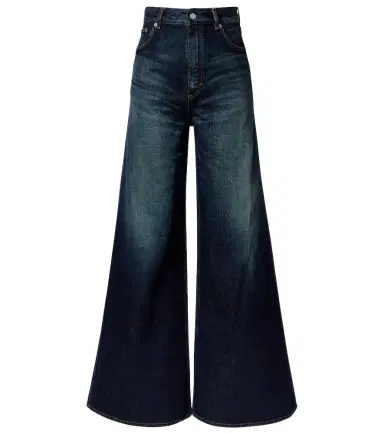 Alaia Alaïa Faded wide-leg jeans | Thumbnail 1 Alaia Alaïa Faded wide-leg jeans | Thumbnail 1