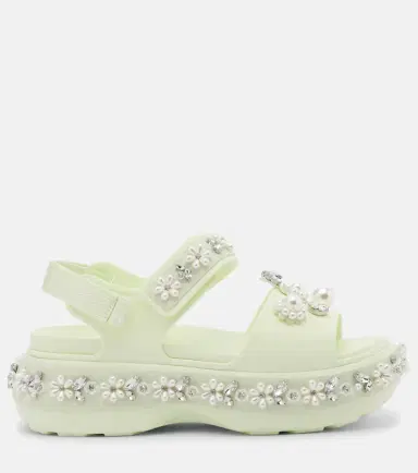 Simone Rocha x Crocs embellished platform sandals | Thumbnail 4 Simone Rocha x Crocs embellished platform sandals | Thumbnail 4