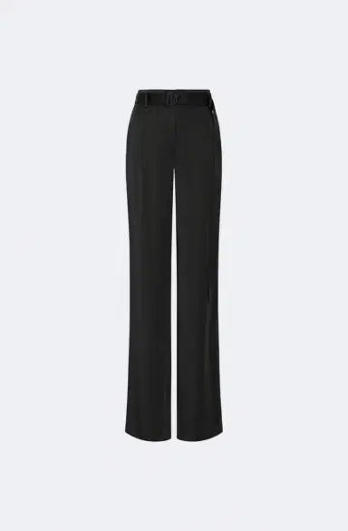 Lapointe Lightweight Satin Belted Pant | Thumbnail 4 Lapointe Lightweight Satin Belted Pant | Thumbnail 4