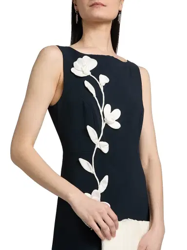 SACHIN & BABI Women's Denee Embroidered Vine Gown - Midnight | Thumbnail 6 SACHIN & BABI Women's Denee Embroidered Vine Gown - Midnight | Thumbnail 6