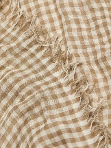 Vince Women's Gingham Cotton Scarf | Thumbnail 3 Vince Women's Gingham Cotton Scarf | Thumbnail 3