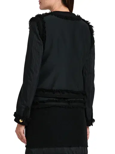 MOSCHINO Women's Stretch Boucle Lady Jacket | Thumbnail 5 MOSCHINO Women's Stretch Boucle Lady Jacket | Thumbnail 5