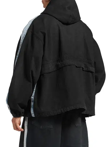 Balenciaga Men's Piping Detail Jacket - Black - Size Large | Thumbnail 4 Balenciaga Men's Piping Detail Jacket - Black - Size Large | Thumbnail 4