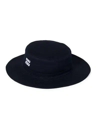 Miu Miu Women's Drill Hat - Blue - Size Large | Thumbnail 1 Miu Miu Women's Drill Hat - Blue - Size Large | Thumbnail 1