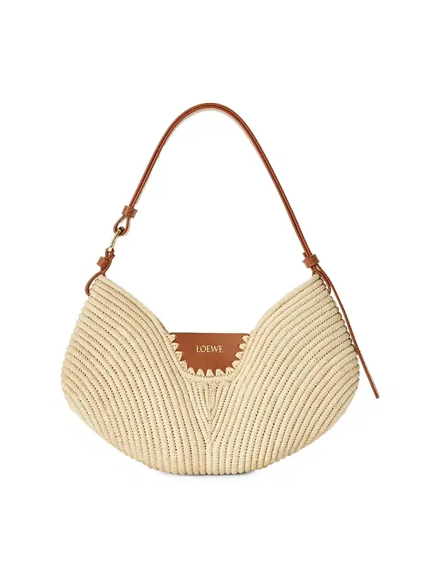 Women's x Paula's Ibiza Swing Raffia Shoulder Bag - Natural Tan Women's x Paula's Ibiza Swing Raffia Shoulder Bag - Natural Tan