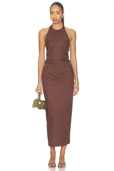 ENZA COSTA Poplin Halter Dress | Thumbnail 5 ENZA COSTA Poplin Halter Dress | Thumbnail 5