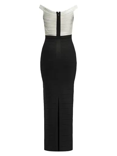 Hervé Léger Women's The Bonnie Off-the-Shoulder Gown | Thumbnail 2 Hervé Léger Women's The Bonnie Off-the-Shoulder Gown | Thumbnail 2