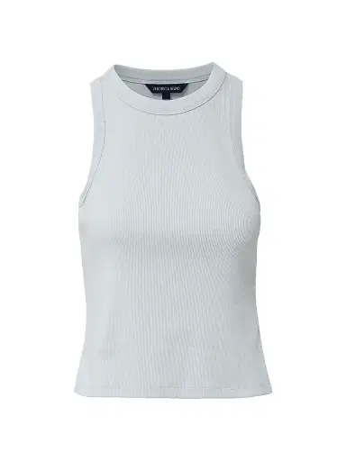 Veronica Beard Women's Jordyn Stretch-Cotton Tank - River Mist | Thumbnail 1 Veronica Beard Women's Jordyn Stretch-Cotton Tank - River Mist | Thumbnail 1