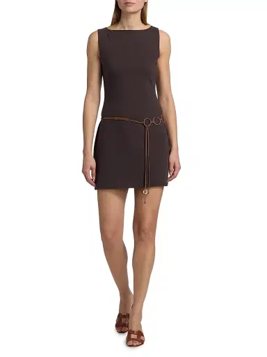 Ramy Brook Women's Chiara Goldtone & Suede Belt | Thumbnail 3 Ramy Brook Women's Chiara Goldtone & Suede Belt | Thumbnail 3