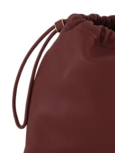 Vince Women's Sarai Leather Drawstring Crossbody Bag - Sunset | Thumbnail 5 Vince Women's Sarai Leather Drawstring Crossbody Bag - Sunset | Thumbnail 5