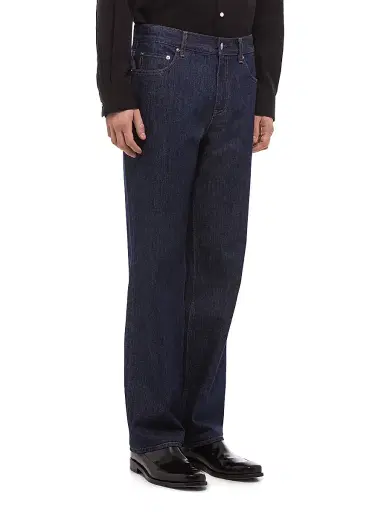 Helmut Lang Men's Mid-Rise Slim-Fit Straight-Leg Jeans - Rinsed Indigo - Size 38 | Thumbnail 3 Helmut Lang Men's Mid-Rise Slim-Fit Straight-Leg Jeans - Rinsed Indigo - Size 38 | Thumbnail 3