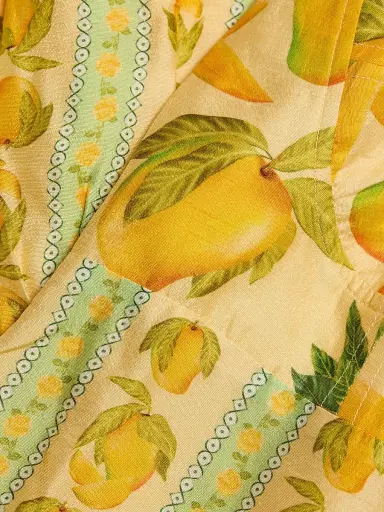 VERANDAH Women's Ammama Corset Mango-Print Minidress | Thumbnail 7 VERANDAH Women's Ammama Corset Mango-Print Minidress | Thumbnail 7