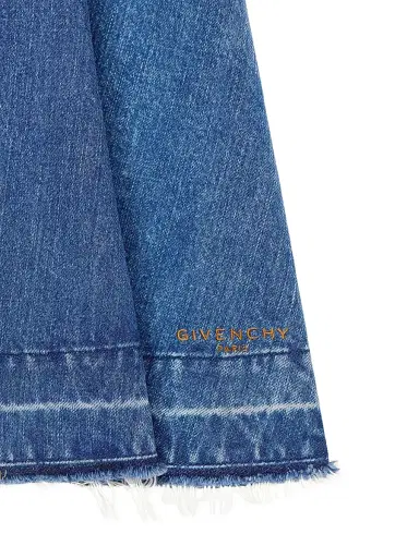 Givenchy Women's Mini Dress in Denim - Medium Blue | Thumbnail 3 Givenchy Women's Mini Dress in Denim - Medium Blue | Thumbnail 3