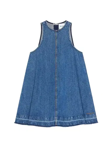 Givenchy Women's Mini Dress in Denim - Medium Blue | Thumbnail 1 Givenchy Women's Mini Dress in Denim - Medium Blue | Thumbnail 1
