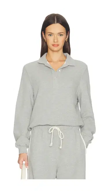 DONNI. The Eco-terry Polo Sweatshirt | Thumbnail 1 DONNI. The Eco-terry Polo Sweatshirt | Thumbnail 1
