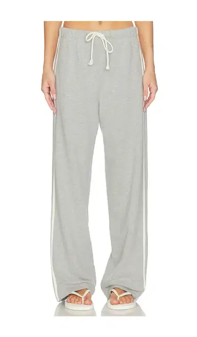 DONNI. The Eco-Terry Stripe Crop Pant | Thumbnail 2 DONNI. The Eco-Terry Stripe Crop Pant | Thumbnail 2