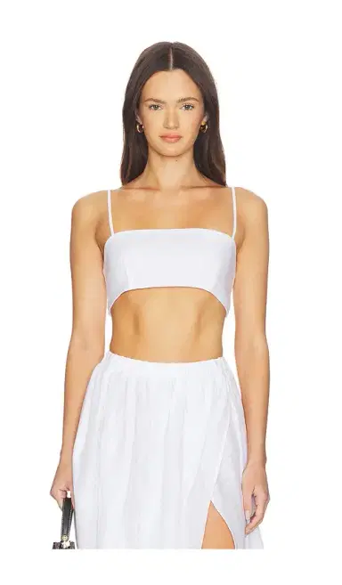 susana monaco Solid Linen Tie Back Top | Thumbnail 2 susana monaco Solid Linen Tie Back Top | Thumbnail 2
