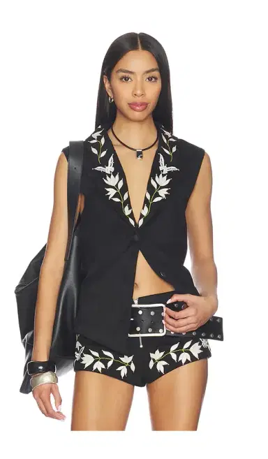 For Love & Lemons Weston Vest | Thumbnail 1 For Love & Lemons Weston Vest | Thumbnail 1