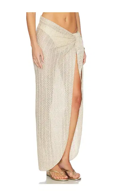 La Porte Delphine Metallic Sarong | Thumbnail 2 La Porte Delphine Metallic Sarong | Thumbnail 2