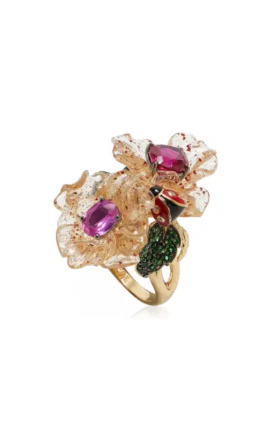Anabela Chan Beetroot Dragonfruit Garden Ring | Thumbnail 4 Anabela Chan Beetroot Dragonfruit Garden Ring | Thumbnail 4
