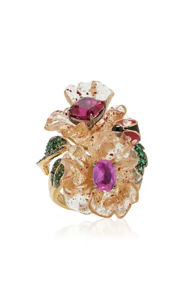 Anabela Chan Beetroot Dragonfruit Garden Ring | Thumbnail 6 Anabela Chan Beetroot Dragonfruit Garden Ring | Thumbnail 6