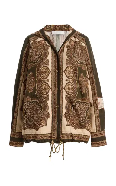 Zimmermann Mahon Cotton Paisley Hooded Shirt | Thumbnail 6 Zimmermann Mahon Cotton Paisley Hooded Shirt | Thumbnail 6