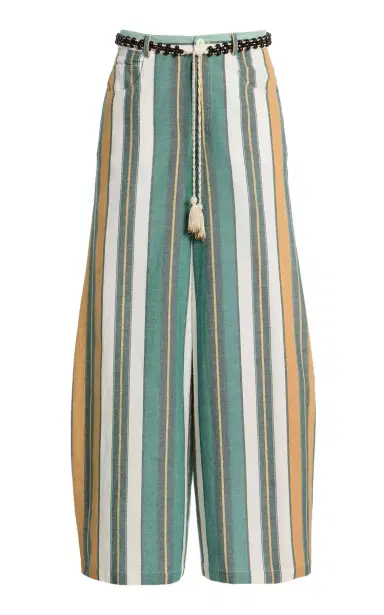 Ilio Nema Odin Striped Cotton-Blend Wide-Leg Pants | Thumbnail 6 Ilio Nema Odin Striped Cotton-Blend Wide-Leg Pants | Thumbnail 6