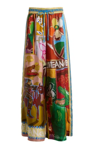 ALÉMAIS Mlak Printed Silk-Twill Pants | Thumbnail 7 ALÉMAIS Mlak Printed Silk-Twill Pants | Thumbnail 7