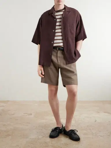 NN07 Aden 1454 Straight-Leg Linen Shorts - Men | Thumbnail 2 NN07 Aden 1454 Straight-Leg Linen Shorts - Men | Thumbnail 2