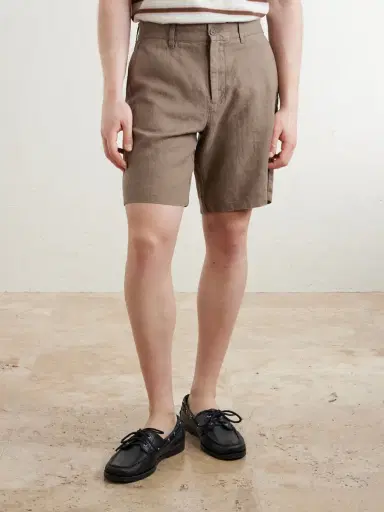 NN07 Aden 1454 Straight-Leg Linen Shorts - Men | Thumbnail 3 NN07 Aden 1454 Straight-Leg Linen Shorts - Men | Thumbnail 3