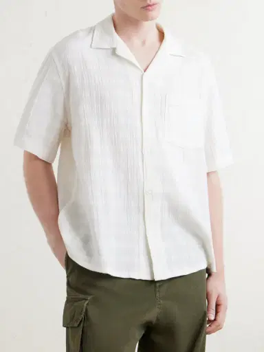 Corridor Convertible-Collar Checked Cotton Shirt - Men | Thumbnail 3 Corridor Convertible-Collar Checked Cotton Shirt - Men | Thumbnail 3