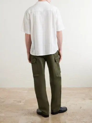 Corridor Convertible-Collar Checked Cotton Shirt - Men | Thumbnail 4 Corridor Convertible-Collar Checked Cotton Shirt - Men | Thumbnail 4