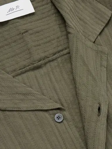 MR P. Camp-Collar Embroidered Cotton Shirt - Men | Thumbnail 6 MR P. Camp-Collar Embroidered Cotton Shirt - Men | Thumbnail 6