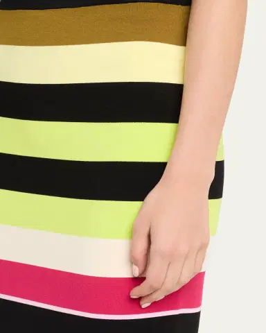 Christopher John Rogers Striped Knit Body-Con Midi Skirt | Thumbnail 5 Christopher John Rogers Striped Knit Body-Con Midi Skirt | Thumbnail 5