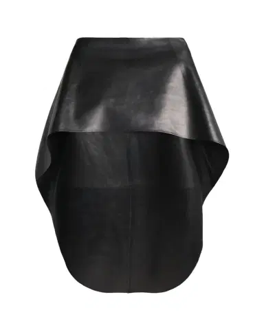Balenciaga Smooth Leather High-Low Cape | Thumbnail 1 Balenciaga Smooth Leather High-Low Cape | Thumbnail 1