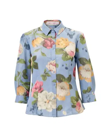 Carolina Herrera Ana Floral Button-Down Shirt | Thumbnail 1 Carolina Herrera Ana Floral Button-Down Shirt | Thumbnail 1