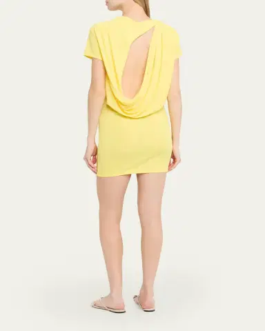 Jacquemus Mistral Cowl-Back Mini Dress | Thumbnail 3 Jacquemus Mistral Cowl-Back Mini Dress | Thumbnail 3