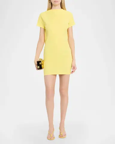 Jacquemus Mistral Cowl-Back Mini Dress | Thumbnail 6 Jacquemus Mistral Cowl-Back Mini Dress | Thumbnail 6