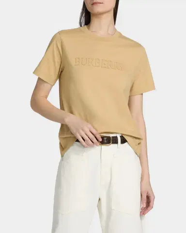 Burberry Frankie Cotton Logo T-Shirt | Thumbnail 4 Burberry Frankie Cotton Logo T-Shirt | Thumbnail 4
