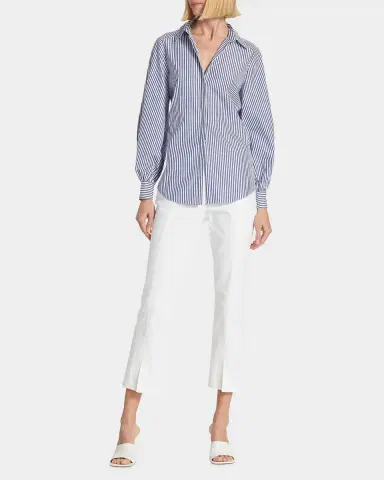 Cinq à Sept Laurie Stretch Denim Straight Crop Jeans | Thumbnail 2 Cinq à Sept Laurie Stretch Denim Straight Crop Jeans | Thumbnail 2