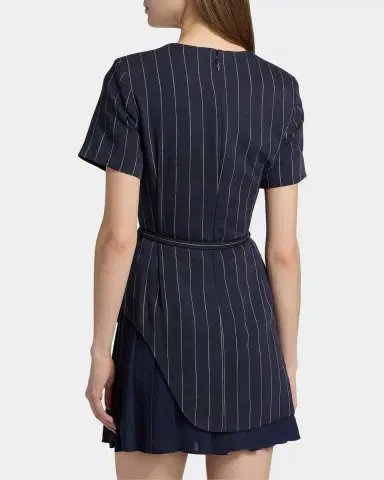 SIMKHAI Blakely Striped Layered Minidress | Thumbnail 2 SIMKHAI Blakely Striped Layered Minidress | Thumbnail 2