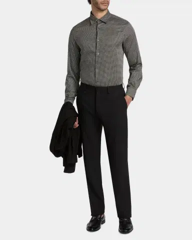 Emporio Armani Birdseye Cotton Satin Sport Shirt | Thumbnail 2 Emporio Armani Birdseye Cotton Satin Sport Shirt | Thumbnail 2