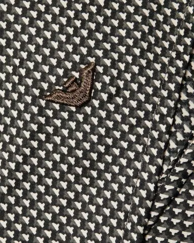 Emporio Armani Birdseye Cotton Satin Sport Shirt | Thumbnail 6 Emporio Armani Birdseye Cotton Satin Sport Shirt | Thumbnail 6