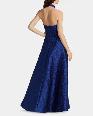 As It May Luna Jacquard Halter Gown | Thumbnail 2 As It May Luna Jacquard Halter Gown | Thumbnail 2