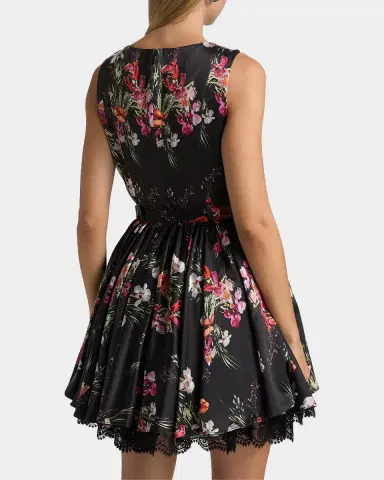 Cinq à Sept Caelia Iris Bouquet Minidress | Thumbnail 3 Cinq à Sept Caelia Iris Bouquet Minidress | Thumbnail 3