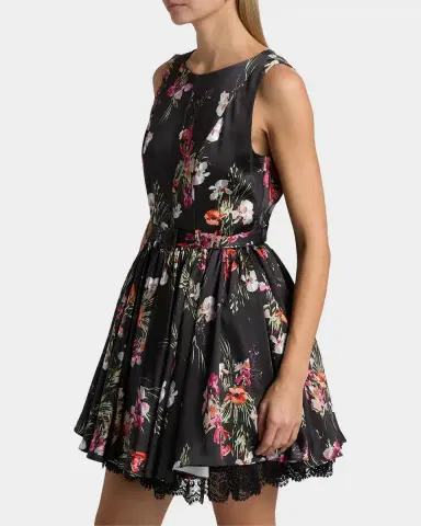 Cinq à Sept Caelia Iris Bouquet Minidress | Thumbnail 7 Cinq à Sept Caelia Iris Bouquet Minidress | Thumbnail 7