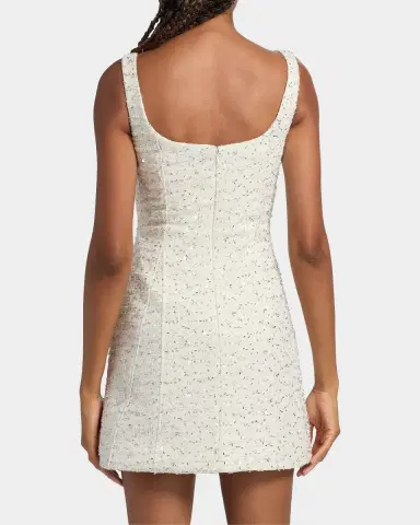 As It May Emery Beaded Tweed Minidress | Thumbnail 2 As It May Emery Beaded Tweed Minidress | Thumbnail 2