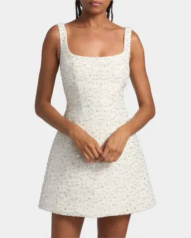 As It May Emery Beaded Tweed Minidress | Thumbnail 3 As It May Emery Beaded Tweed Minidress | Thumbnail 3