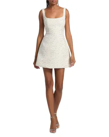 As It May Emery Beaded Tweed Minidress | Thumbnail 1 As It May Emery Beaded Tweed Minidress | Thumbnail 1