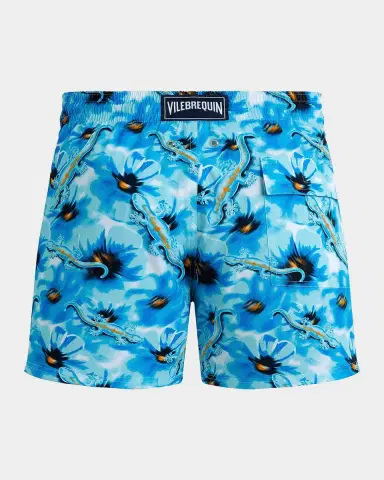 Vilebrequin Poppies & Geckos Stretch Swim Shorts | Thumbnail 4 Vilebrequin Poppies & Geckos Stretch Swim Shorts | Thumbnail 4